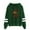 Green, variant on WXLWZYWL Trendy Sweatshirts For Women 2023 Women Casual Hooded Slim-Fit Christmas Printing Double Horizontal Coat