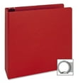 thumbnail image 3 of Business Source Basic Round Ring Binders 2" Binder Capacity - Letter - 8 1/2" x 11" Sheet Size - Round Ring Fastener(s) - Vinyl - Red - 1.52 lb - 1 Each, 3 of 7