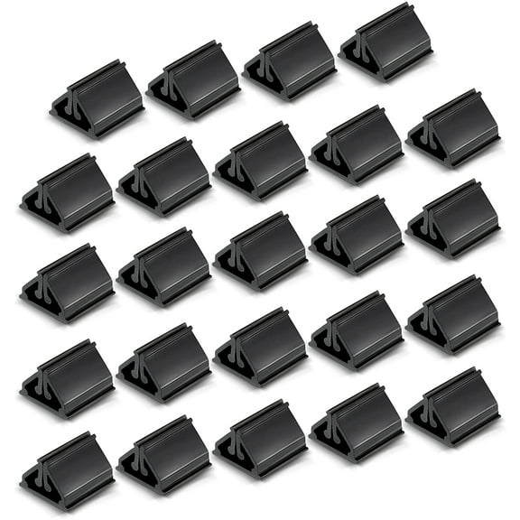 BlinkLLX 24 Pcs Plastic Game Piece Card Stands Holder Plastic Board Pieces Markers DIY Playing for Board Game Party Favor(Black)