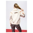 thumbnail image 2 of Women's Terez  Cream San Francisco Giants Ripstop Chevron Quarter-Zip Pullover, 2 of 4