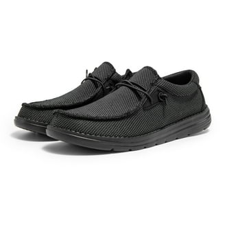 Zig Zag Men's Black Canvas Wino Slip-On Sneakers, Lightly Padded