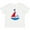 AA-White, variant on Inktastic Personalized Sailboat Boys or Girls Baby T-Shirt