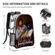 thumbnail image 2 of Bob Ross: El Placer de Pintar Mochila transparente temática, resistente y duradera, bolsa see-through para trabajo, deporte, universidad y viaje, 31 × 43 cm, 2 of 6