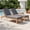 Gray, variant on BaPiPro Sky Blue 2 Pack All-Weather Waterproof Outdoor Chaise Lounge Cushions, High-Density Foam Patio Pads with Detachable Zipper Covers & Non-Slip Ties for Pool Garden Backyard