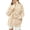 Apricot, variant on Women Oversized Half Zip Mock Neck Knit Sweater with Long Drop Shoulder Sleeves