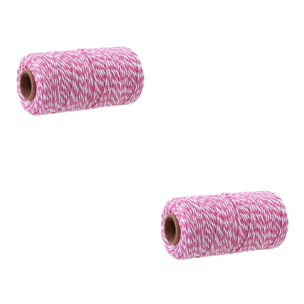Billuyoard Cuerda de macramé de 2mm y 100M, cordón trenzado de algodón Natural, artesanía a mano artesanal Type3 NO3