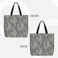 thumbnail image 2 of Easygdp Black White Stripes Bolsa Tote para Mujer, Bolso de Hombro para Trabajo, Playa, Viajes, Compras y Supermercado, 2 of 7