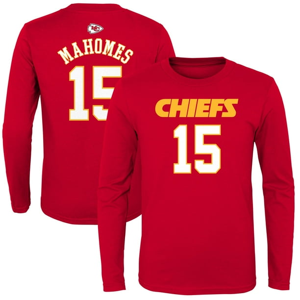 Patrick Mahomes Kansas City Chiefs Youth Mainliner Name ...