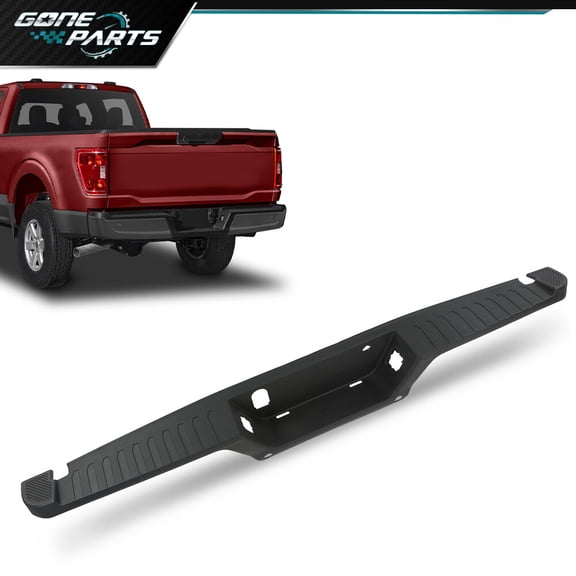 Fit For 2015-2020 F-150 Ford Rear Bumper Top Step Pad Cover w/ Tow and Park Aid
