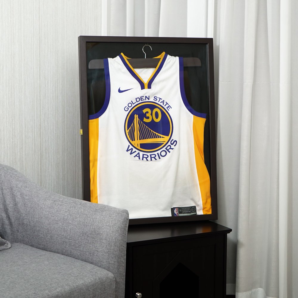 Jaxpety Wall Mounted Jersey Display Case Memories Box Frame Baseball