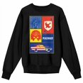 thumbnail image 3 of Peacemaker Crest Helmet Car And Peace Sign Men's Black Long Sleeve Sweatshirt-Medium, 3 of 6