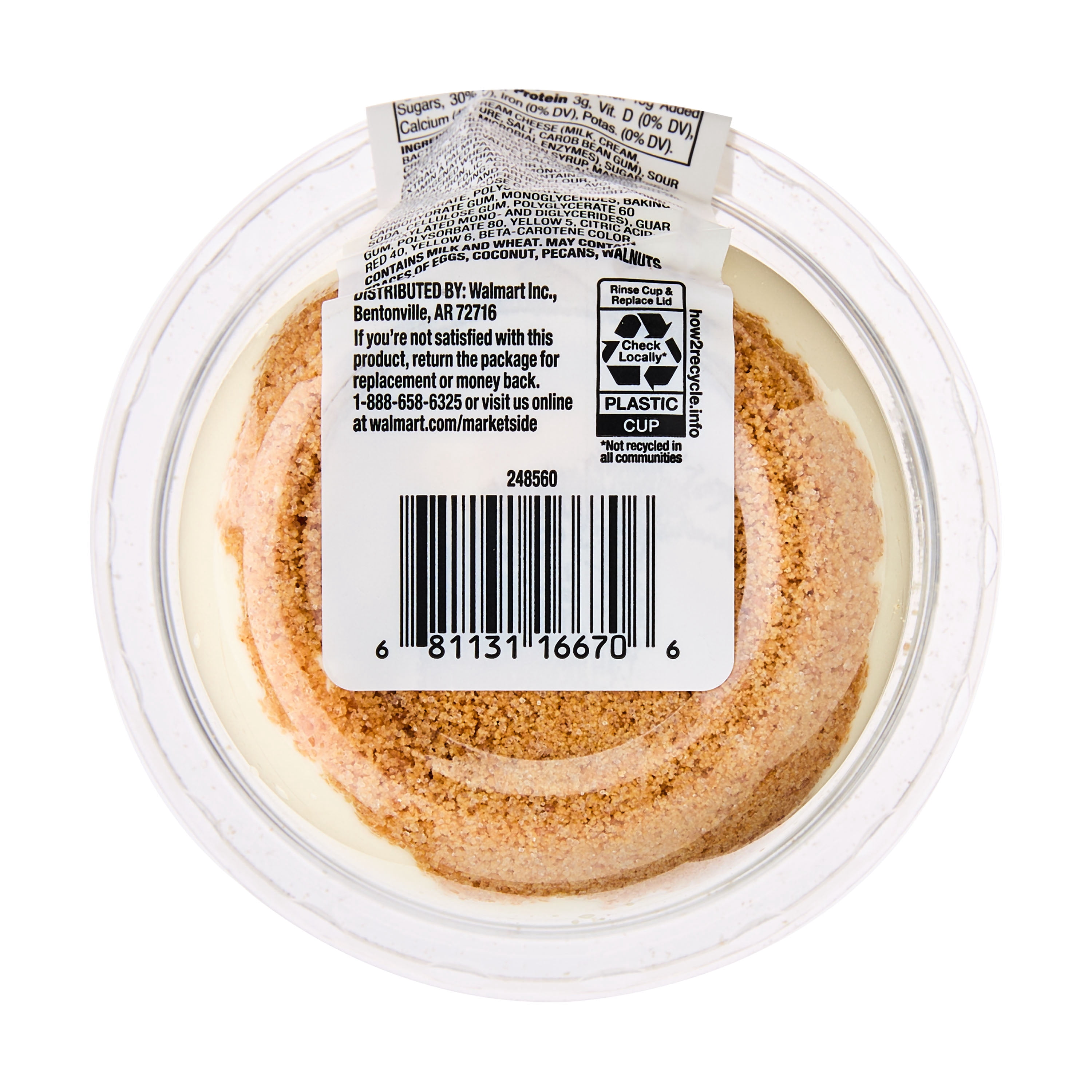 Marketside French Style Creamy Cheesecake Mousse Dessert Cup, 5.25 oz (Refrigerated)