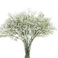 thumbnail image 1 of Flores artificiales 9 Uds 21 "Baby Breath/Gypsophila plantas falsas decoración para fiesta de boda flores de tacto Real DIY hogar jardín, blanco Ofspeizc HMHZ591-3, 1 of 5