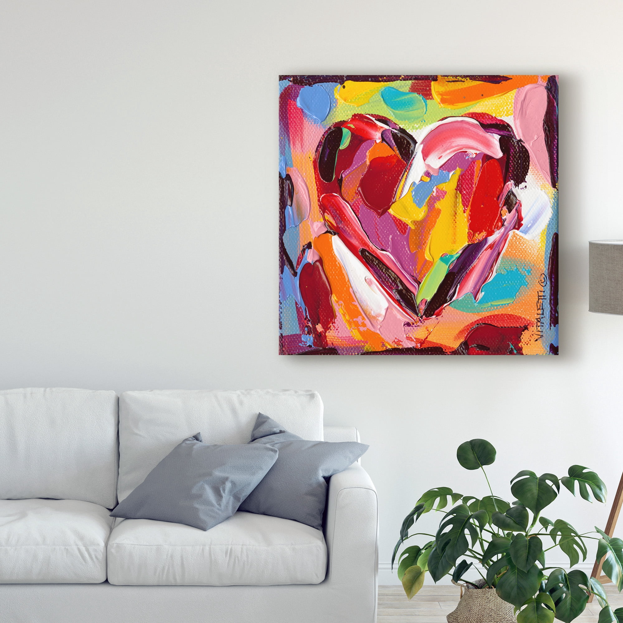 Trademark Fine Art 'Colorful Expressions I' Canvas Art by Carolee Vitaletti