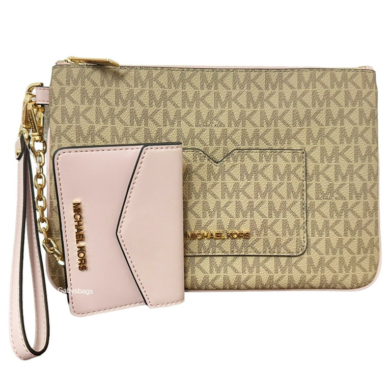 Michael kors clutch rose cheap gold