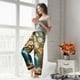 thumbnail image 5 of Balery Rustic Daisy Mason Jars Pantalones de pijama para mujer, pijamas ultraligeros, pantalones de estar por casa-Medium, 5 of 6