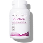 Theralogix, OvaNAD+ Egg Quality Support, Nicotinamide Riboside (NR) & Pterostilbene Supplement, Supports Cellular Energy, Ovarian Function & Reproductive Health, 90-Day Supply