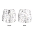 thumbnail image 5 of Picia Rabbit Eating Pattern Women's 2 in 1 Athletic Running Shorts High Waisted Workout Casual Gym Sweat Shorts with Comfy Liner Zipper Pockets-X-Large, 5 of 9