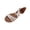 White, variant on Women's Gladiator Flat Sandals Open Toe Crisscross Straps Back Zipper Summer Casual Shoes