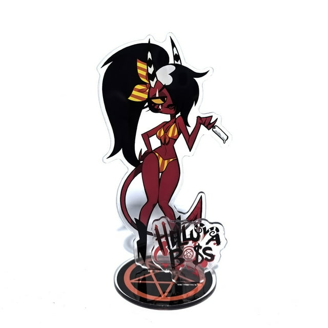 Anime Figure Acrylic Stand Model Plate Alastor Fizzarolli Angel Desk Decor Standing Sign Game Fans Gift Ornaments Stand Model