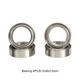 thumbnail image 2 of mmirethe 4pcs pour 1/14 LC RC Voiture 4pcs Roulement pour 1/14 Alliage, 4pack / Lot 4pcs Roulement pour 1/14 LC Lisse Durable 4pcs Roulement pour 1/14 LC 12x8x3.5mm 1Set, 2 of 6