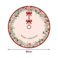 thumbnail image 6 of D-GROEE Christmas Tree Skirt, Tree Skirt Christmas Decorations 35 Inch Santa Claus Christmas Tree Skirt for Xmas Tree Ornament, Large Christmas Tree Mat, Merry Christmas Holiday Party Tree Decor, 6 of 8