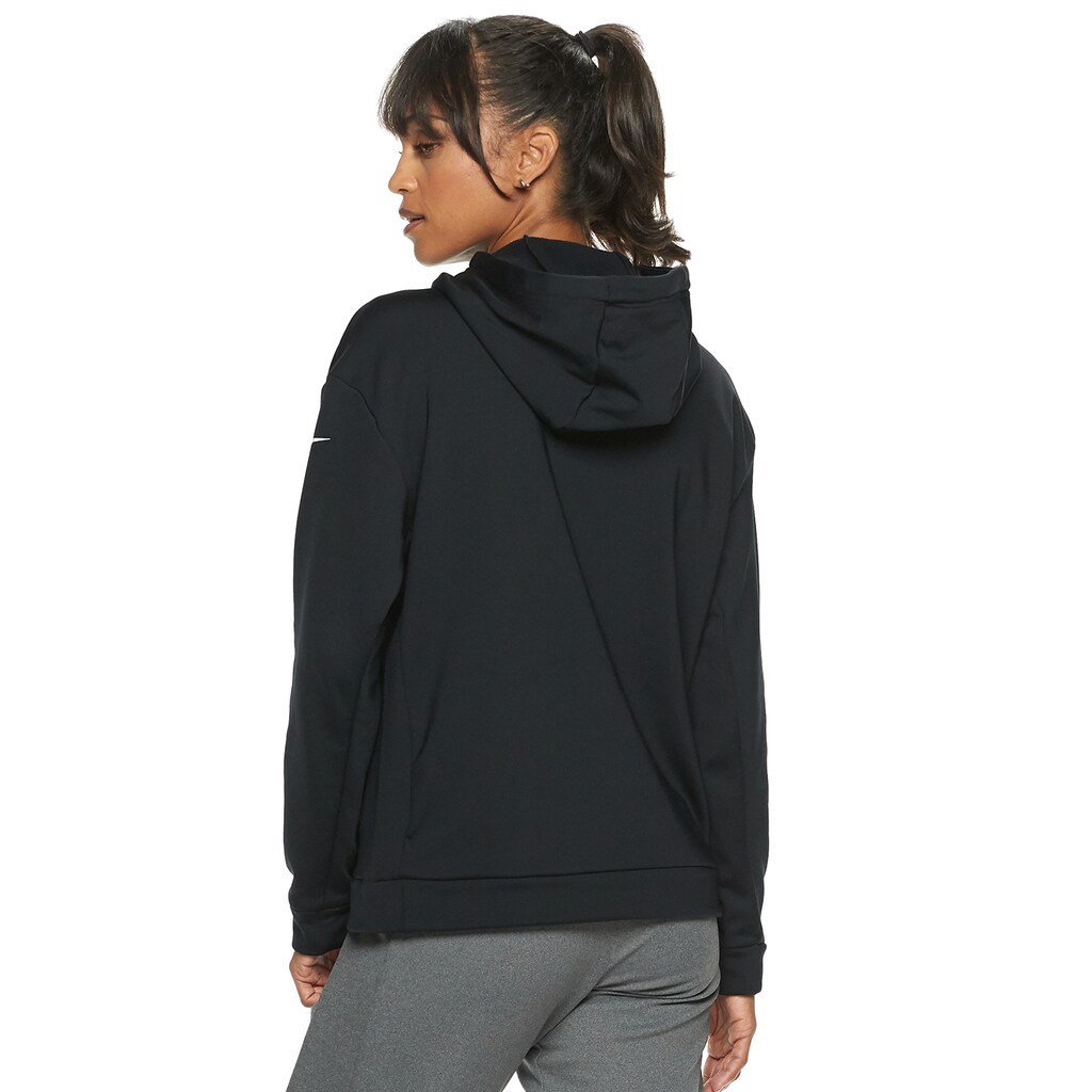 nike one women's therma fleece training hoodie