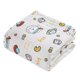 thumbnail image 2 of Toalla de baño de algodón para bebé, gasa de seis capas, suministros para bebés, colcha de sujeción, toalla de baño cubierta, manta de dibujos animados para recién nacidos, 2 of 2