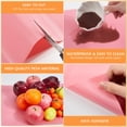thumbnail image 5 of 1pc Washable PEVA Liner Mats for Drawer Refrigerator Rectangle Hot Pink 3000x302x0.3mm, 5 of 5