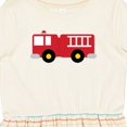 thumbnail image 4 of Inktastic Fire Truck Childs Fireman Girls Toddler Dress, 4 of 5