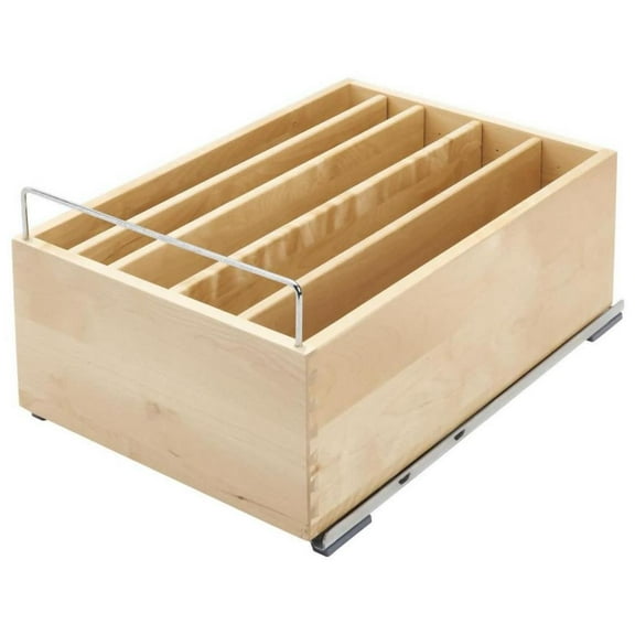 Rev-A-Shelf 4Cds-18Sc-1 Wood Classics Soft Close 14-1/2"W Pull Out Base Cabinet Slide Out