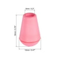 thumbnail image 2 of Bell End Stopper, Cord Rope Lock for Drawstring Bag, Pink 20 Pack, 2 of 5