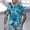 Blue, variant on Men's T Shirt with Fashionable Tie Dye Design Short Sleeved Casual Wear for Men