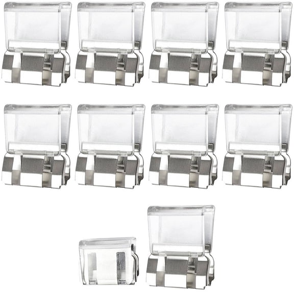 10PCS Leg Magic Adjustable Hem Clips – No Slip Pant Leg Tightener for Men & Women, Instant Jean Shortener for Trousers, Dress Pants & Denim