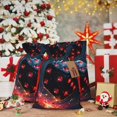 thumbnail image 6 of Naloa Cosmic Red Sparkle Dice Drawstring Christmas Bags, 3D Xmas Gift Bags, Christmas Wrapping Bags, Xmas Goodie Bags, Treat Pouch Bags, Party Favor Bags-Small, 6 of 9