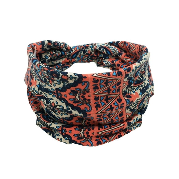 Baohd Headbands Bohemian Floral Hairbands Wide-brimmed Bandana Turban Headscarves Exercise Gifts Fitness Jogging Tennis Yoga Type 26