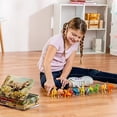 thumbnail image 4 of Realistic Dinosaur Figures with Storage Box, 12 Piece Pack, 4 of 7