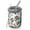 Pioneer Flower Floral-3, variant on 12oz Coffee Tumblers Pioneer Flower Floral Print Pattern Stainless Steel Vacuum Insulated Travel Tumbler Coffee Cups Mug with Lid and Straw with Cleaning Brush for Cold & Hot Drinks