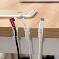 thumbnail image 3 of Topumt 20Pcs Self Adhesive Cable Management Clips,Cable Organizers Sticky Wire Clips for Home Office, 3 of 5
