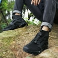 thumbnail image 6 of XDDST Black Men's Walking Shoes Outdoor Hiking Shoes Men Non Slip Hiking Work Clothes Sports Shoes Swimming Wading Off Road and River Tracing Shoes, 6 of 9