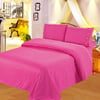 GorgeousHomeLinen 3 Piece TWIN Hot Pink Soft Egyptian Microfiber Bed Bedding Flat Sheet - Fitted Sheet - 1 Pillow Case Set100% Wrinkle Free,.., By Gorgeous Home LINEN