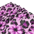thumbnail image 3 of Yayeee Shower Curtain with Hooks 72"x72" Waterproof Fabric Bathroom Hanging Decor, Purple Floral Leopard Pattern, 3 of 5