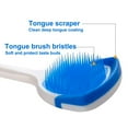 thumbnail image 2 of Paquete de 2 cepillos para lengua, raspador de lengua, limpiador de lengua que ayuda a combatir el mal aliento, 2 raspadores de lengua Adepaton HMHZ398-4, 2 of 7