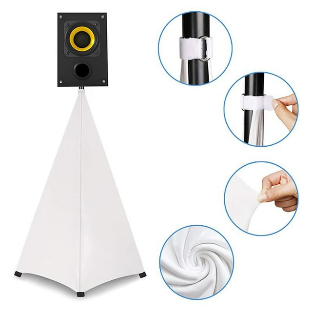 Cubierta para soporte de DJ Light shamjiam soporte estirable de malla para Blanco 3