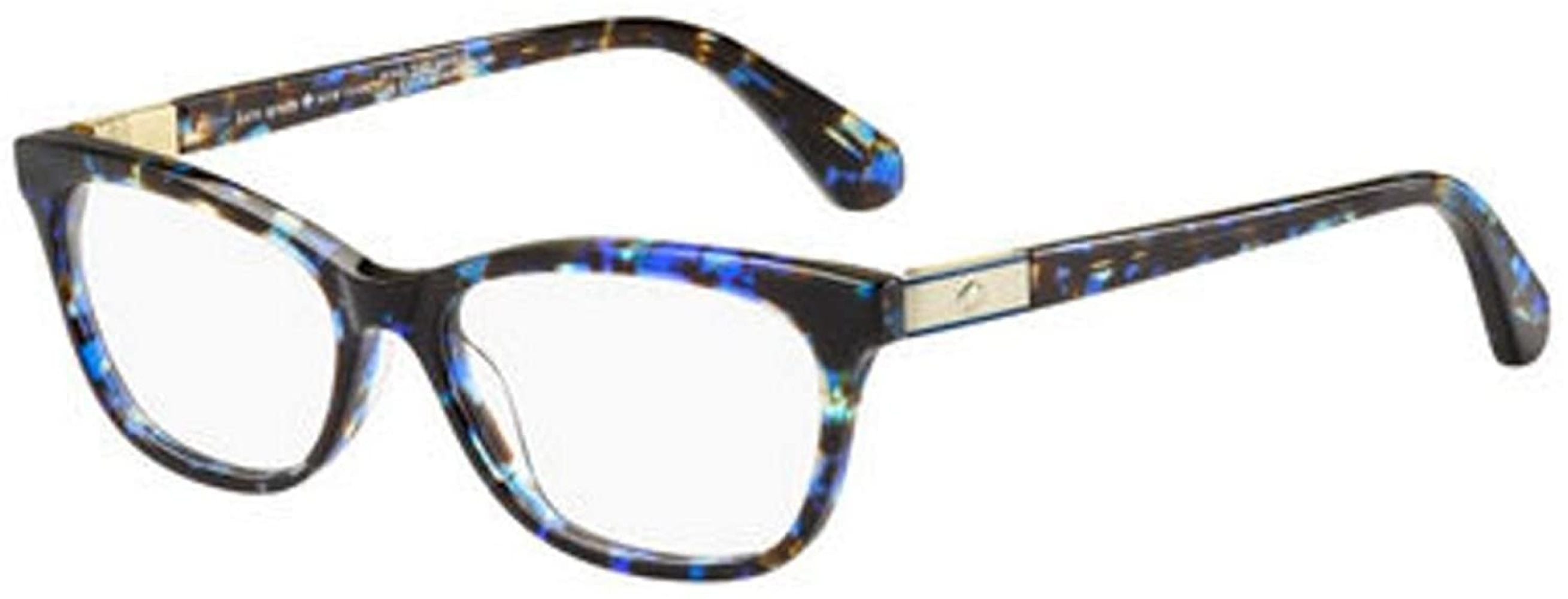 Kate Spade Amelinda Eyeglasses-0JBW Blue Havana -50mm - Walmart.com