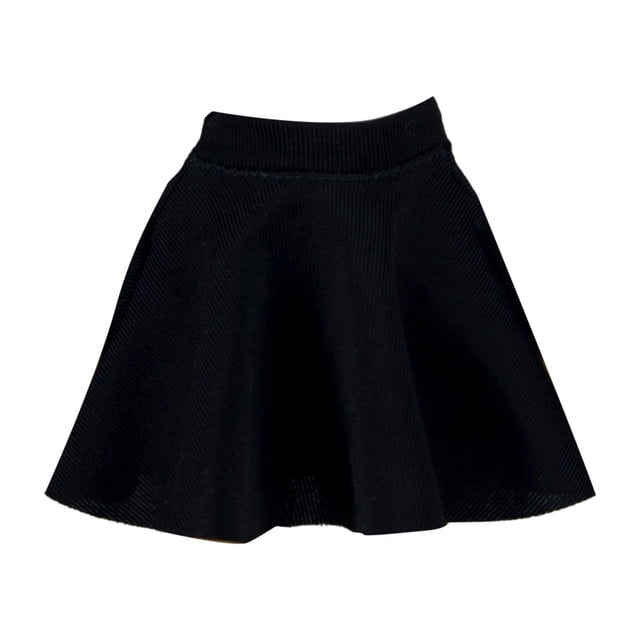 Figura de acción a escala 1/12, ropa, accesorio para fotos, falda mini para mujer, de moda, se adapta a 6 Negro