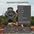 thumbnail image 4 of SKMEI Men's Watches Sports Outdoor Waterproof Military Watch Date Multi Function Tactics LED Alarm Stopwatch, 4 of 10