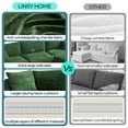 thumbnail image 4 of Linsy Home Oversized Modular Cloud Sectional Sofa, 146" 4 Seat L-Shaped Couches and Sofas with Versatile Console, Green, 4 of 12