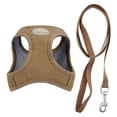 thumbnail image 2 of Spencer New No Pull Dog Harness No Choke Reflective Pet Vest Adjustable Breathable Pet Harnesses and Leash Set for Small Dogs Cats Walking, Brown, S, 2 of 12