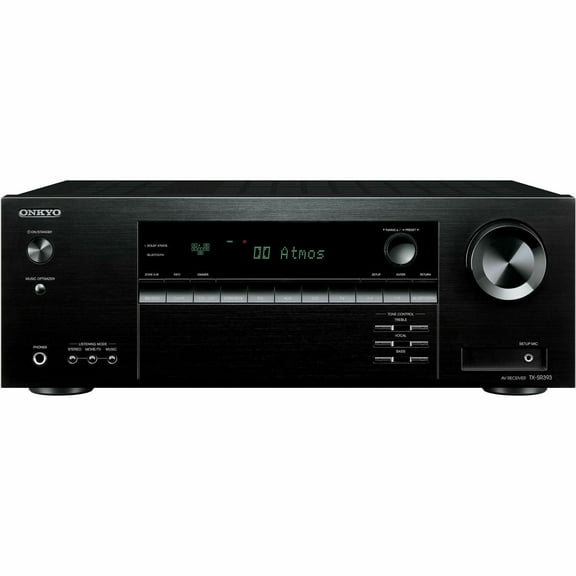 XYZ Sales Onkyo TX-SR393 5.2 Ch 4K UHD HDR Home Theater Receiver